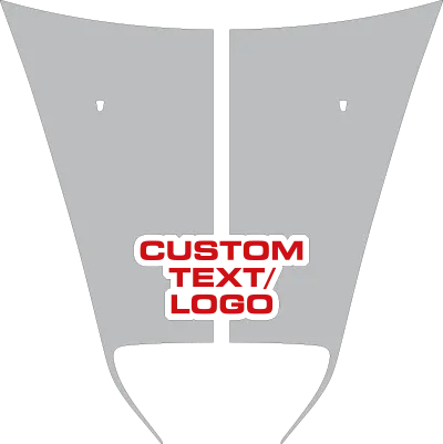 SRT Power Bulge Hood Decal Graphic Design Style 01