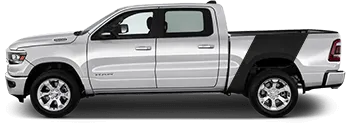 BUY and CUSTOMIZE Dodge RAM 1500 - Bedside Banner Rally Stripes