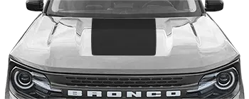 BUY and CUSTOMIZE Ford Bronco Sport - Center Hood Decal Graphic Blackout