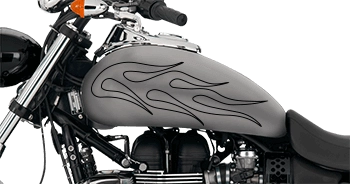 BUY Flames Style S5 Motorcycle Graphics