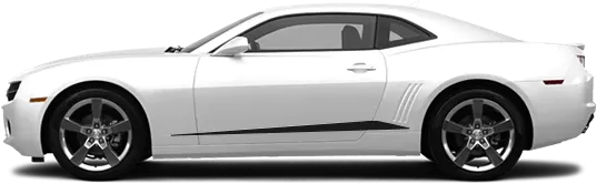 2010-2013 Camaro Rocker Panel Spears on vehicle image.