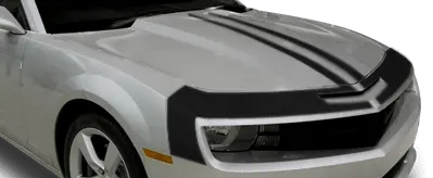 2010-2013 Camaro Upper Fascia & Hood Stripes on vehicle image.