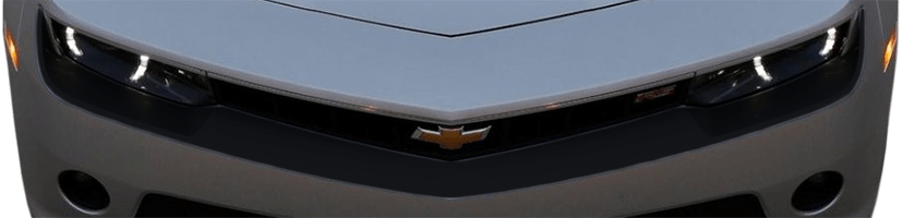 Image of Front Fascia Blackout KIt on 2014 Chevy Camaro