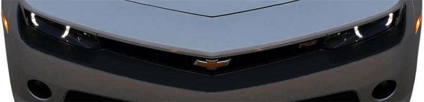 2014 to 2015 Chevy Camaro Front Fascia Blackout KIt . Installed on Car