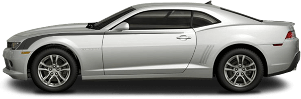 2014-2015 Camaro Front Side Hockey Stripes on vehicle image.