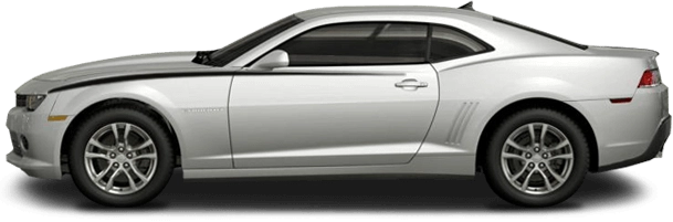 2014 to 2015 Chevy Camaro Front Upper Accent Stripes . Installed on Car