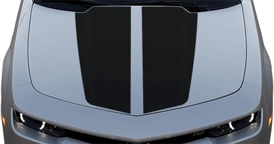 2014 to 2015 Chevy Camaro OEM Style Hood Decal . Installed on Car