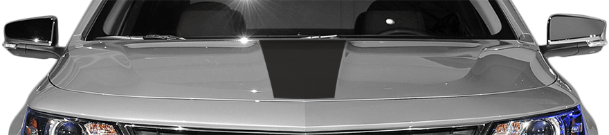 2014-2020 Impala Hood Center Stripe on vehicle image.