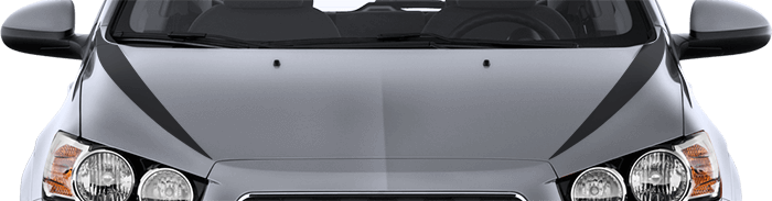 Image of Hood Spears on 2012 Chevy Sonic