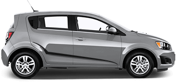 2012-2020 Sonic Speed Stripes on vehicle image.