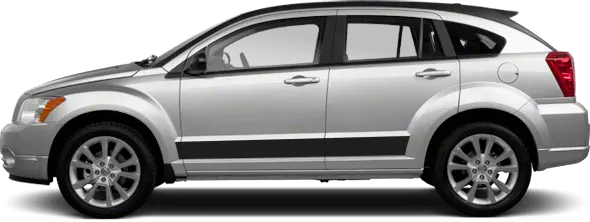 2007-2012 Caliber Rocker Panel Stripes on vehicle image.
