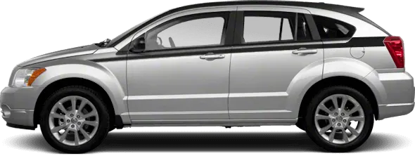 2007-2012 Caliber Upper Body Side (Cuda) Stripes on vehicle image.