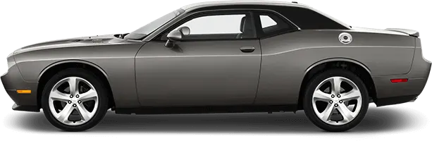2008 to 2014 Dodge Challenger C-Pillar Accent Stripes . Installed on Car