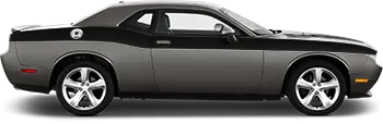 Image of Full Length Upper Body Stripes on the 2008 Dodge Challenger