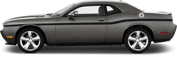 Image of MOPAR 10 Style Beltline Stripes on 2008 Dodge Challenger