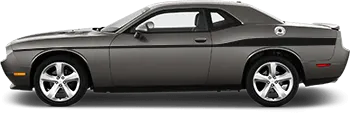Image of Redline Side Stripes Extended on the 2008 Dodge Challenger