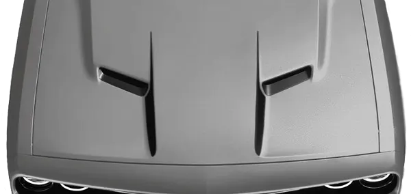 Image of Center Hood Accent Spears on 2015 Dodge Challenger