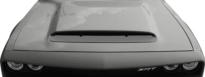 Image of SRT Demon Power Bulge Hood Intake Blackout on 2015 Dodge Challenger