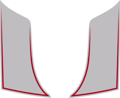 thumbnail image 2 of Hood Graphic Decal Stripe For 2015-2017 Dodge Challenger Hellcat – 3M Film 2 of 5