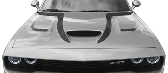 Image of Hellcat/392 Power Bulge Spears on 2015 Dodge Challenger