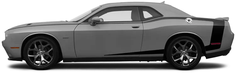 Image of Reverse C Side Pinstripes on 2015 Dodge Challenger