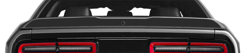 Rear Trunk Lid Blackout Decal For 2015-2017 Dodge Charger - Overlay Wrap