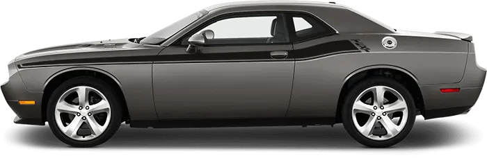 Image of '15 RT Classic Stripes on 2015 Dodge Challenger