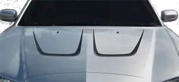 Image of Hood Scallop Accents on 2011 Dodge Charger