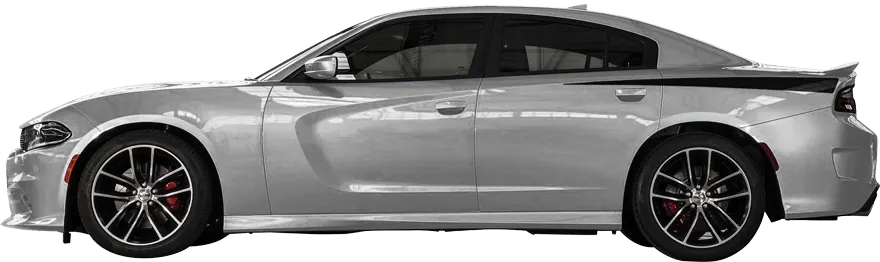 2015-2023 Charger Rear Quarter Daytona Spikes on vehicle image.