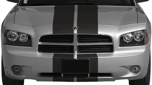 Image of Rally Racing Dual Stripes Kit on 2006 Dodge Charger