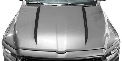 2019 to Present Dodge RAM 1500 Hood Cowl Spears . Installed on Car