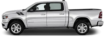 BUY and CUSTOMIZE Dodge RAM 1500 - Hood to Fender Hash Stripes