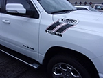 Picture of 2019 Dodge RAM 1500 Hood to Fender Hash Stripes Installed By Customer