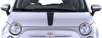 BUY and CUSTOMIZE Fiat 500 - Hood Center Stripe
