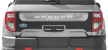 Image of Main Liftgate Blackout Decal Graphic on the 2021 Ford Bronco Sport