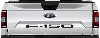 Image of Tailgate F-150 Logo Inlay on the 2015 Ford F-150