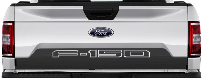 Image of Tailgate Lower Blackout on 2015 Ford F-150