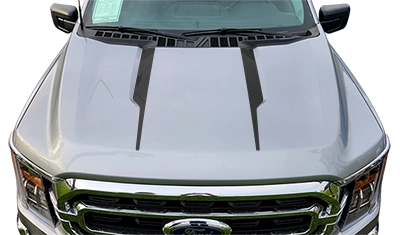 BUY and CUSTOMIZE Ford F-150 - Hood Inner Cowl Hood Spear Graphics Stripes