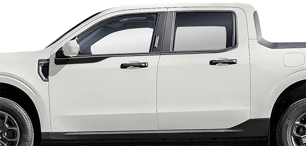 Image of Upper Side Cab Accent Graphic Stripe Decals on 2022 Ford Maverick
