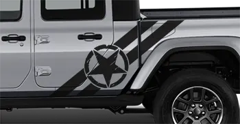 BUY and CUSTOMIZE Jeep Gladiator - Cab and Bed Side Bar Stripes Graphic