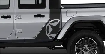 Image of Cab Side Graphic Decals on the 2018 Jeep Gladiator