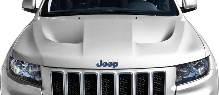 Jeep Grand Cherokee SRT Hood Side Blackout Stripes : Vinyl Decal