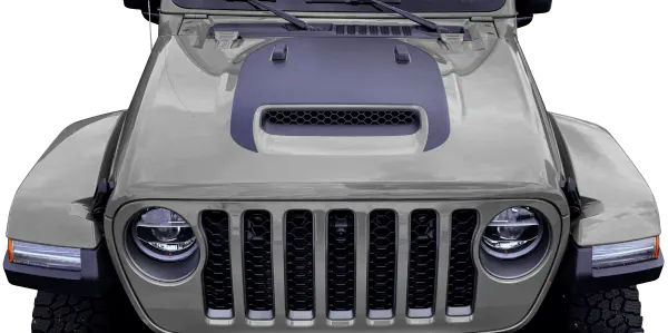 Jeep Wrangler JL JLU / Gladiator JT 2018 to Present Rubicon 392 Mojave Hood Decal Graphic